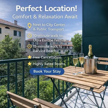 Finest Leonilda-central Split-balcony&city View Options 게스트하우스 스플리트